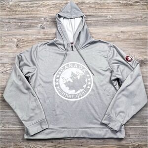 Canada Weather Gear Men's Hoodie Pullover Sweatshirt Mens L Large Graphic Print